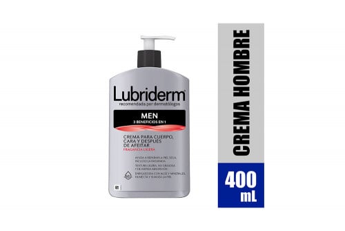 CREMA LUBRIDERM MEN'S - TOPICA 3 EN 1 FRA 400 ML JOHNSON & JOHNSON DE COLOMBIA