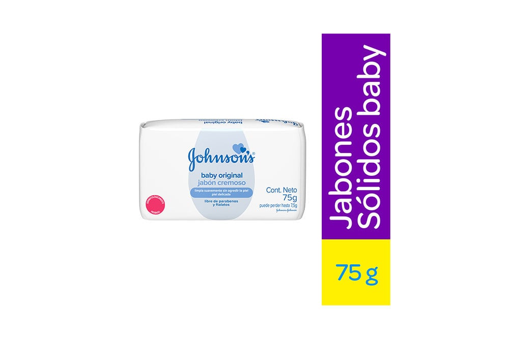 Jabon Johnson'S Baby Original Empaque Con Barra Con 75 G