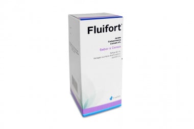 FluiFort 9 % Jarabe Niños Caja Con Frasco Con 60 mL - Sabor Cereza