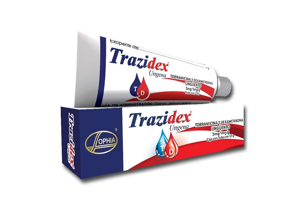 Trazidex Ungena En Ungüento 3 / 1 mg Caja Con Tubo Con 3.5 g