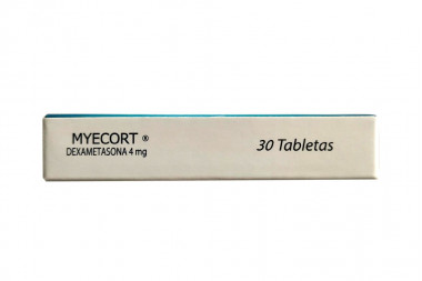 Myecort 4 mg Caja Con 30 Tabletas