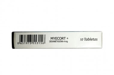 Myecort 4 mg Caja Con 10 Tabletas