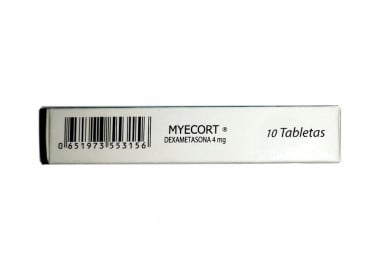 Myecort 4 Mg Caja Con 10 Tabletas