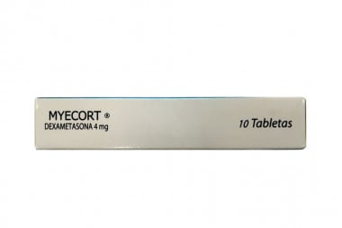 Myecort 4 Mg Caja Con 10 Tabletas