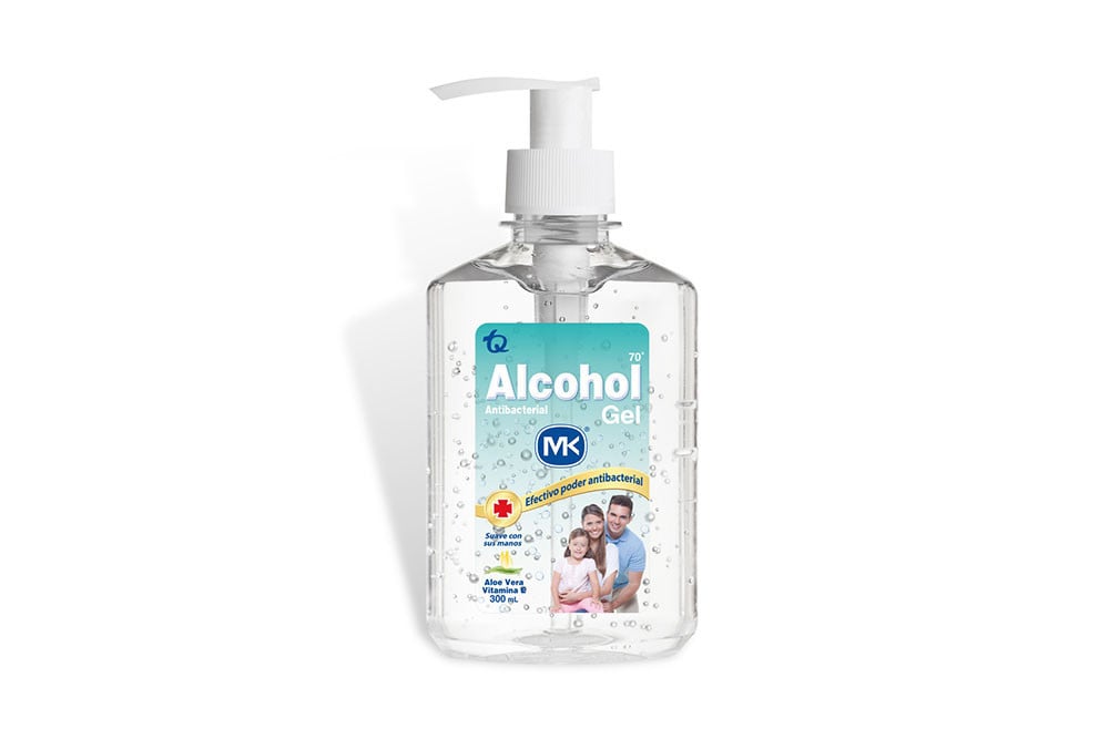 GEL ANTIBACTERIAL MK Alcohol Antibacterial Gel Mk Frasco Con 300 Ml