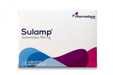 Sulamp 750 mg Caja Con 14 Tabletas Recubiertas