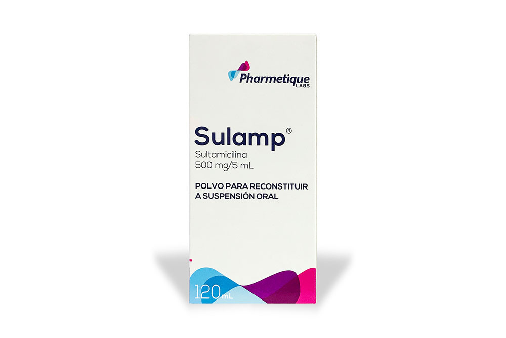 Sulamp Polvo 500 mg / 5 mL Caja Con Frasco Con 120 mL - Suspensión Oral