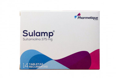 Sulamp 375 mg Caja x 14 Tabletas Recubiertas - Galeno