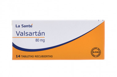 Valsartan 80 mg Caja Con 14 Tabletas Recubiertas - La Santé