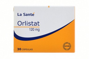 Orlistat 120 mg Caja Con 30 Cápsulas