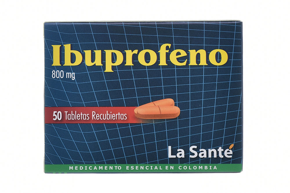 Ibuprofeno 800 mg Caja Con 50 Tabletas Recubiertas