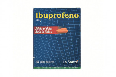 Ibuprofeno La Santé 400 mg...