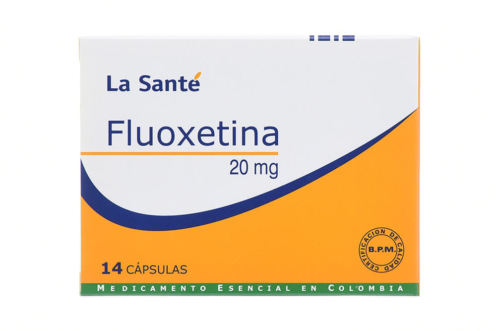 Fluoxetina 20 mg Caja Con 14 Cápsulas