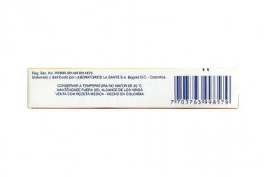 Fexofenadina Clorhidrato La Santé 120 mg Caja Con 10 Tabletas
