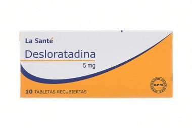 Desloratadina 5 mg Caja Con 10 Tabletas Recubiertas