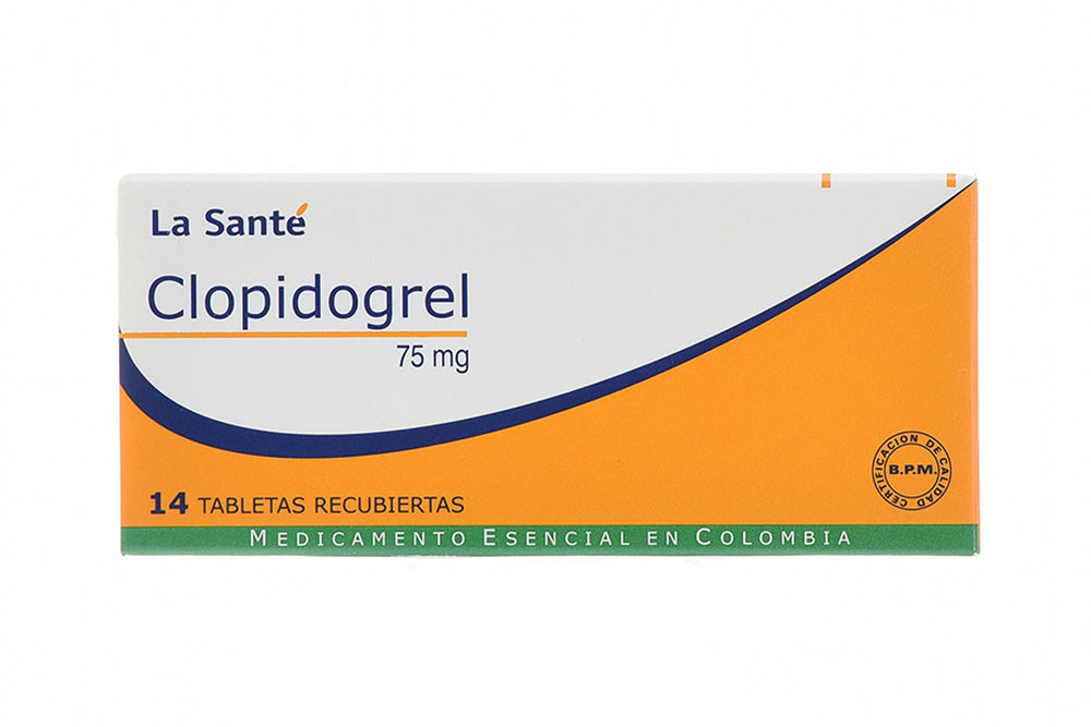Clopidrogel 75 mg Caja Con 14 Tabletas Recubiertas La Santé