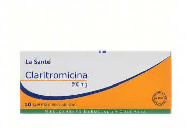 Claritromicina 500 mg Caja...