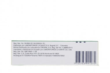 Amlodipino 5 mg Caja x 10 Tabletas – Antihipertensivo