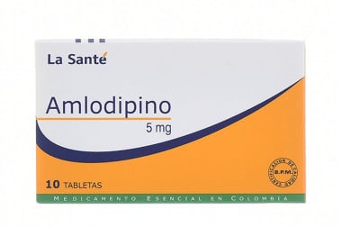 Amlodipino 5 mg Caja Con 10...