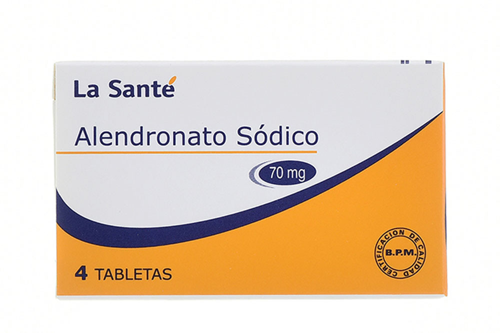 Alendronato Sódico 70 mg Caja Con 4 Tabletas