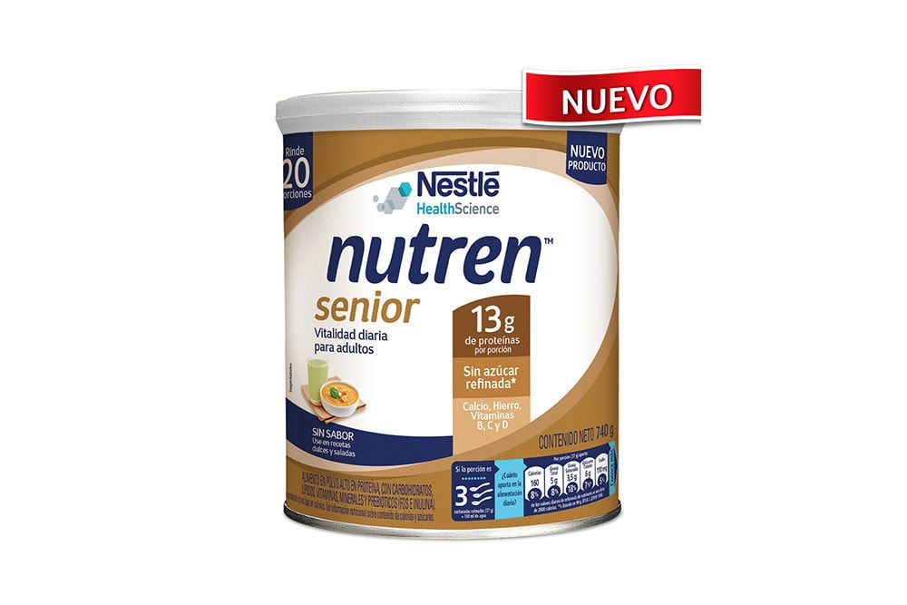 ALIMENTO NUTREN SENIOR Nutren Senior Sin Sabor Tarro Con 740 G