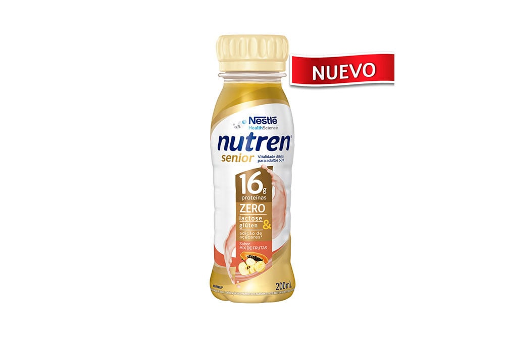 Nutren Senior Líquido Sabor Mix De Frutas Frasco Con 200 mL