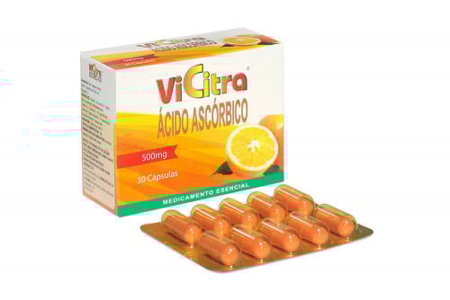 Vicitra 500 Mg Caja Con 30 Cápsulas