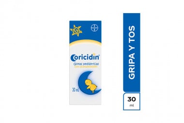 Coricidín Gotas Pediátricas 0.5 / 100 mg Caja Con Frasco Con 30 mL