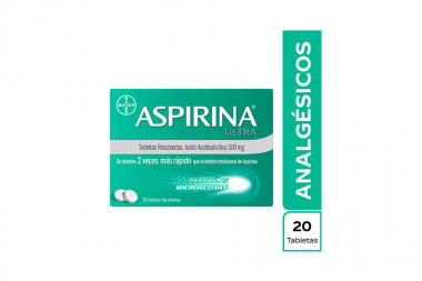 Aspirina Ultra 500 mg Caja...
