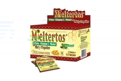 Mieltertos caja x 12 sobres - Evacua  y elimina las flemas
