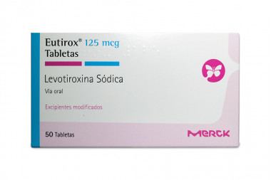 Eutirox 125 mcg Oral Caja Con 50 Tabletas