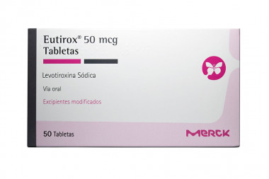 Eutirox 50 mcg Caja Con 50 Tabletas