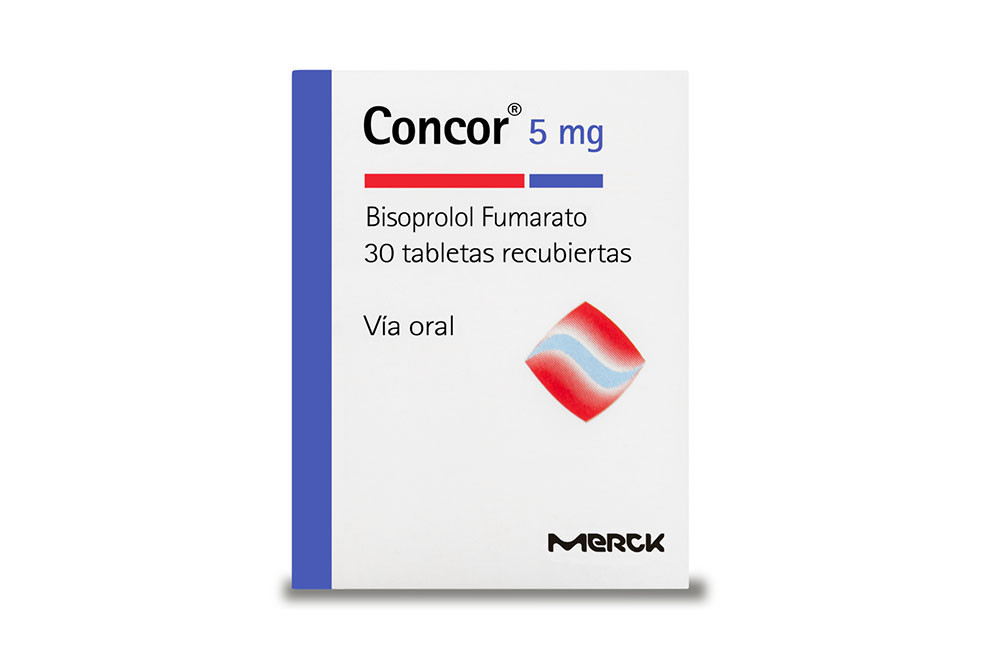 Concor 5 mg Caja Con Frasco Con 30 Tabletas Recubiertas