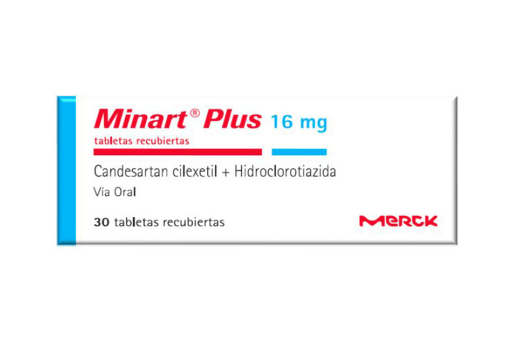 Minart Plus 16 mg Caja Con 30 Tabletas Recubiertas