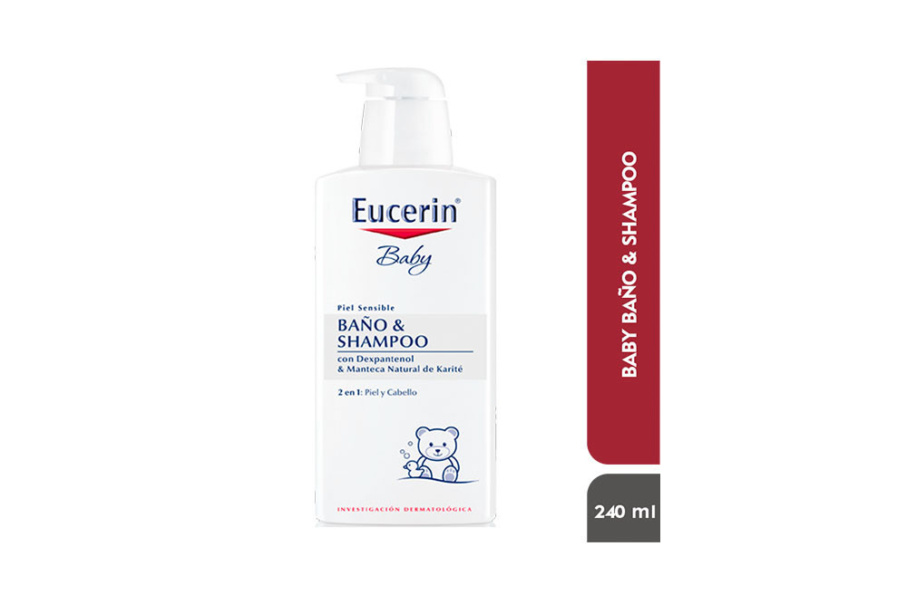 Eucerin Baby Baño Shampoo Frasco x 250 mL – Piel Sensible