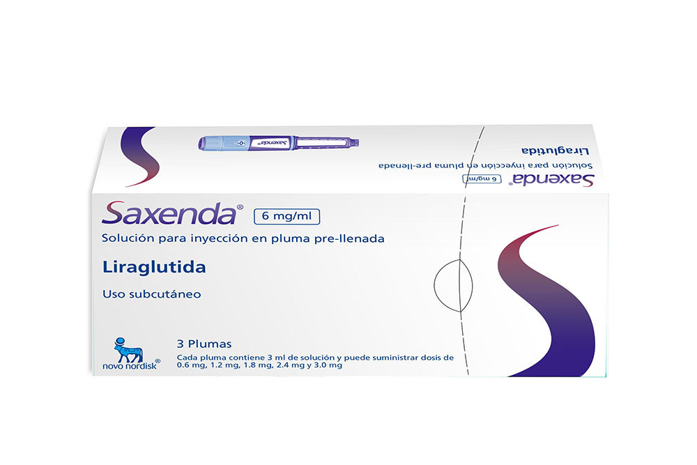 Saxenda 6 mg / mL Caja Con 3 Plumas Pre Llenadas