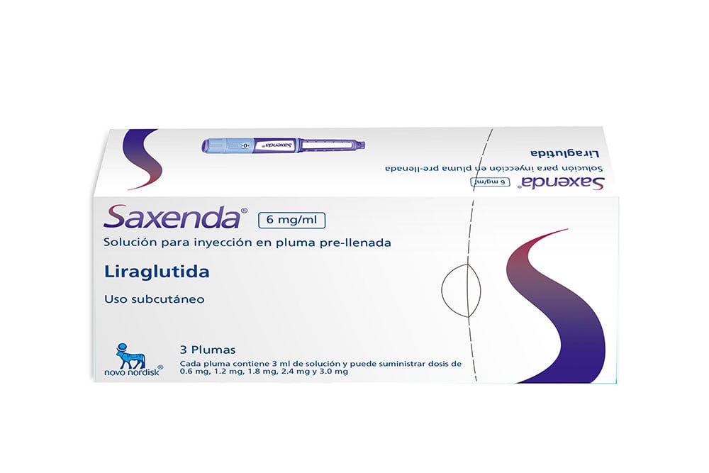 Saxenda 6 Mg / mL Saxenda 6 mg/mL Solución Inyectable Caja x 3 Plumas