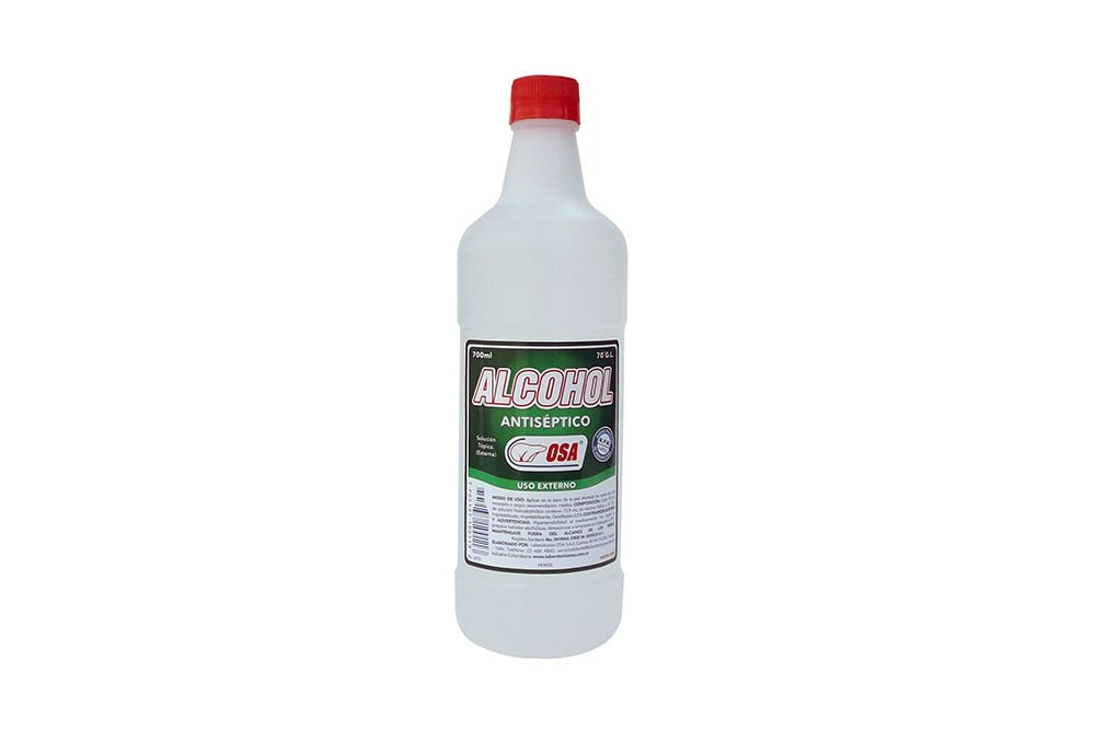 ALCOHOL ANTISEPTICO OSA Alcohol Antiséptico Osa Frasco Con 700 Ml