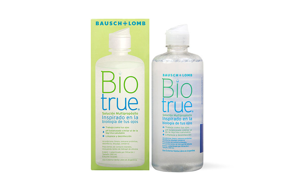 Solucion Multiproposito Bio True Caja Con Frasco Con 300 Ml