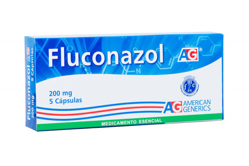 Fluconazol 200 mg Caja Con 5 Cápsulas