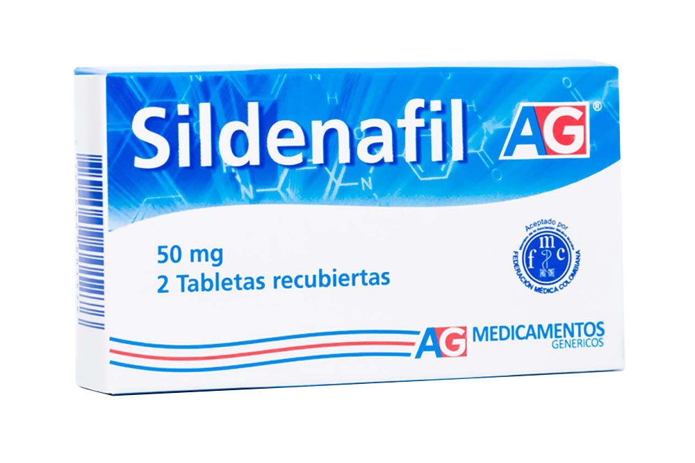 Sildenafil 50 mg Caja Con 2 Tabletas Recubiertas Lafrancol S.A.S