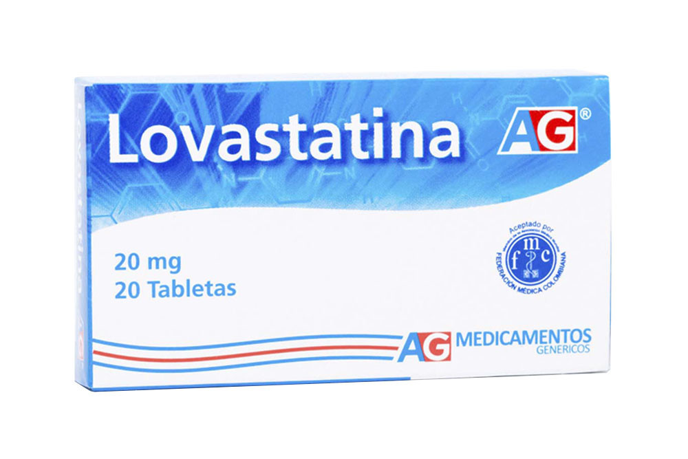 Lovastatina 20 mg Caja Con 20 Tabletas - American Generics