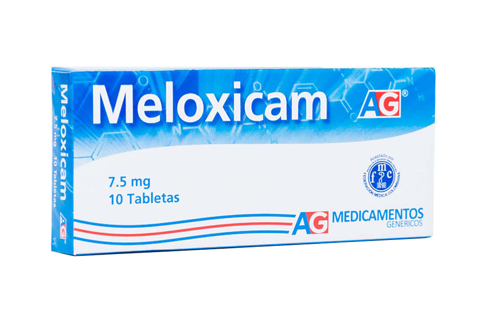 Meloxicam 7.5 mg Caja Con 10 Tabletas - American Generics