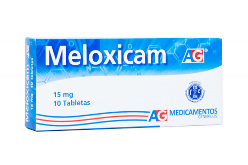 Meloxicam 15 mg Caja Con 10 Tabletas 