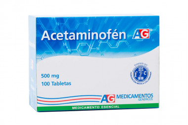 Acetaminofén 500 mg Caja...