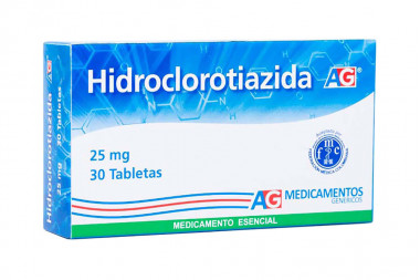Hidroclorotiazida AG 25 mg...
