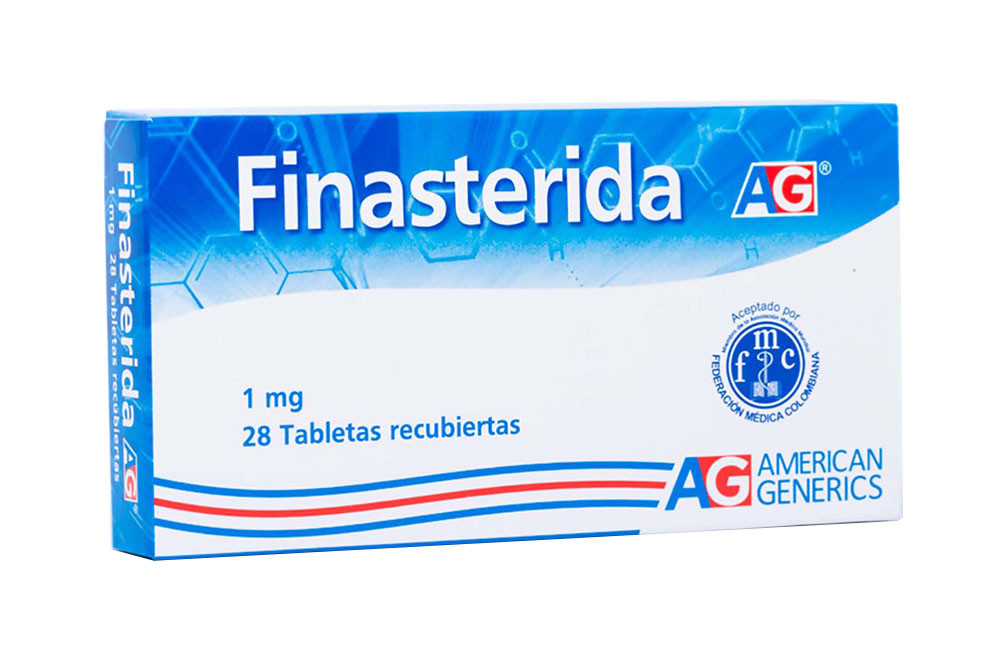 Finasterida 1 mg Caja Con 28 Tabletas Recubiertas