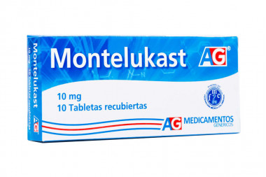 Montelukast 10 mg Caja Con 10 Tabletas Recubiertas