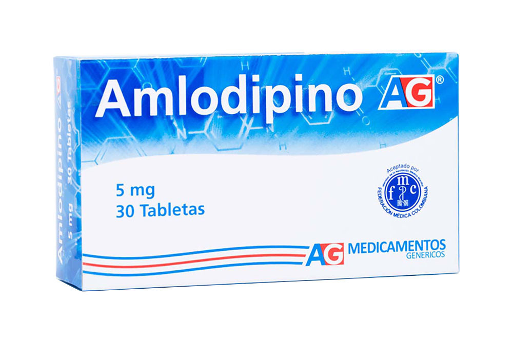 Amlodipino 5 mg Caja Con 30 Tabletas - American Generics