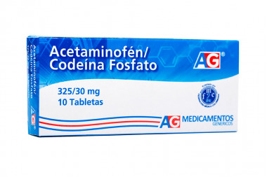 Acetaminofén 325 / 30 mg...